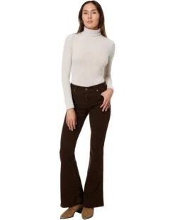 AG Jeans Angeline Mid-Rise Flare in Sulfur Bitter Chocolate | Pants -Americanlo Shop 61BydWR3BkL. AC SR736920