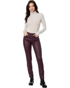 AG Jeans Mari High-Rise Slim Straight in Ltt Lt Pinot Noir | Jeans -Americanlo Shop 61EFFl66zPL. AC SR736920