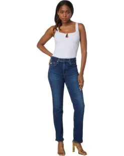 AG Jeans Saige High-Rise Straight in Catch | Jeans -Americanlo Shop 61EOI8FaJ3L. AC SR736920