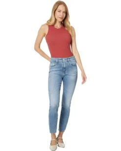 AG Jeans Mari High Rise Slim Straight Crop Jeans -Americanlo Shop 61EPXvHzRWL. AC SR736920