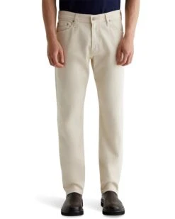 AG Jeans Everett Slim Straight Jeans in 1 Year Ivory Cream