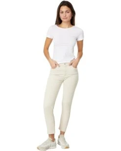 AG Jeans Mari High Rise Slim Straight Crop in Opal Stone | Jeans -Americanlo Shop 61XOx5vVb5L. AC SR736920