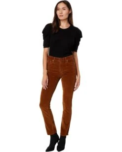 AG Jeans Mari High-Waist Slim Straight Leg Jeans in 1 Year Sulfur Caramel -Americanlo Shop 61Y9ivC9TTL. AC SR736920