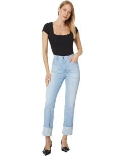 AG Jeans Saige High Rise Straight Crop Jeans -Americanlo Shop 61cvX5Bmq4L. AC SR736920