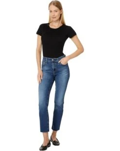 AG Jeans Mari High Rise Slim Straight Crop Jean in 14 Years Collector | Jeans -Americanlo Shop 61rYUAIoZTL. AC SR736920