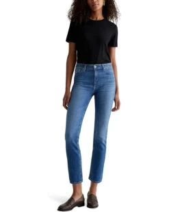 AG Jeans Mari Mid Rise Slim Straight Jeans in Runway -Americanlo Shop 710pW20BirL. AC SR736920