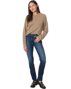 AG Jeans Mari High-Rise Slim Straight Extended in 7 Years Dive | Jeans -Americanlo Shop 715QlkH8gL. AC SR736920