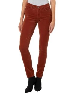AG Jeans Prima Mid-Rise Cigarette Jeans in Spiced Maple