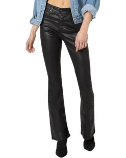 AG Jeans Farrah High-Rise Boot in Ltt Lt Super Black | Jeans