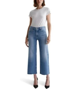 AG Jeans Saige Mid Rise Wide Leg Jeans in 18 Years Oslo -Americanlo Shop 71CDxBoThFL. AC SR736920