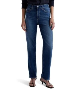 AG Jeans Brinley Mid Rise Straight in 11 Years Memory | Jeans