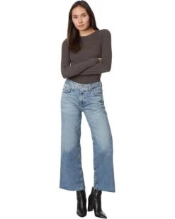 AG Jeans Saige High-Rise Wide Leg Crop in Rival | Jeans -Americanlo Shop 71Hwjh9rlxL. AC SR736920