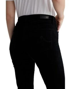 AG Jeans Mari Mid Rise Slim Straight Jeans in Super Black -Americanlo Shop 71KJk3 5P3L. AC SR736920
