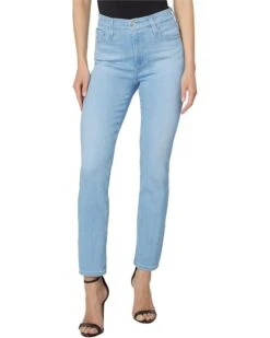 AG Jeans Mari High Rise Slim Straight Crop Jeans