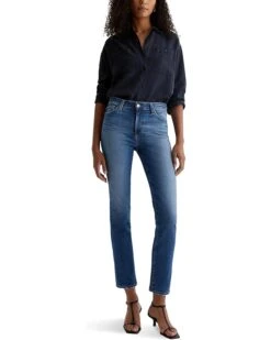 AG Jeans Mari Mid Rise Slim Straight Jeans in Oceanside -Americanlo Shop 71WYEJJcq3L. AC SR736920