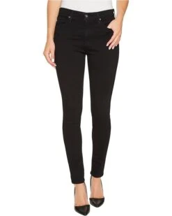 AG Jeans Farrah Skinny in Super Black | Jeans