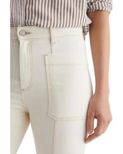AG Jeans Lila Utility Mid-Rise Straight Jeans in White Oat -Americanlo Shop 812K0lc9sCL. AC SR736920