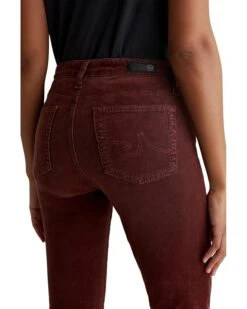 AG Jeans Mari Mid Rise Slim Straight Jeans in Bordeaux Rouge -Americanlo Shop 81GpBzXhd7L. AC SR736920