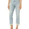 AG Jeans Alexxis Crop High-Rise Vintage Fit in 21 Years Road Trip Destructed | Jeans -Americanlo Shop 81HoE7RhSwL. AC SR736920