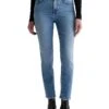 AG Jeans Mari Mid-Rise Slim Straight Crop Jeans in 18 Years Avalon