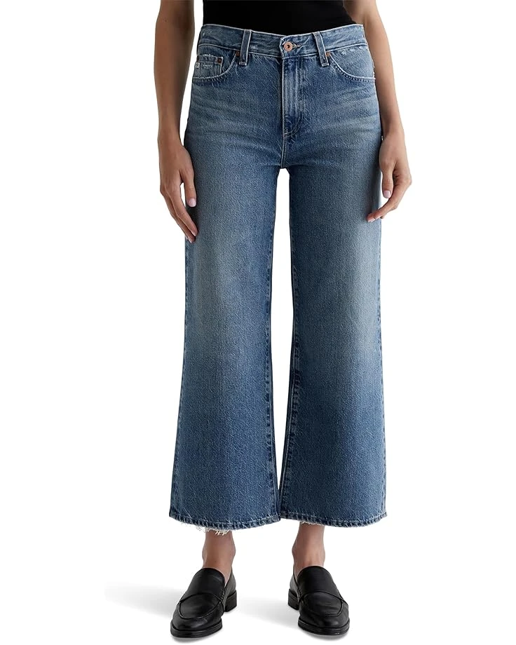 AG Jeans Saige Mid Rise Wide Leg Jeans in Castlebay 3 AG Jeans Saige Mid Rise Wide Leg Jeans in Castlebay
