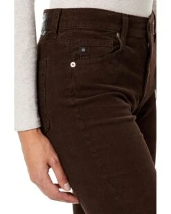 AG Jeans Angeline Mid-Rise Flare in Sulfur Bitter Chocolate | Pants -Americanlo Shop 81t3wNEEY3L. AC SR736920