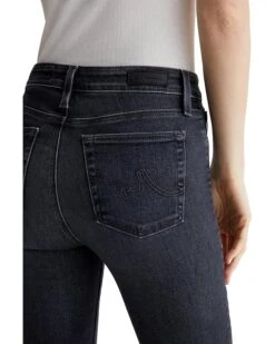 AG Jeans Mari Mid Rise Slim Straight Jeans in 8 Years Black Salt -Americanlo Shop 91e L31m lL. AC SR736920